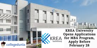 KREA University Opens Applications for MBA Program, Apply Before February 28